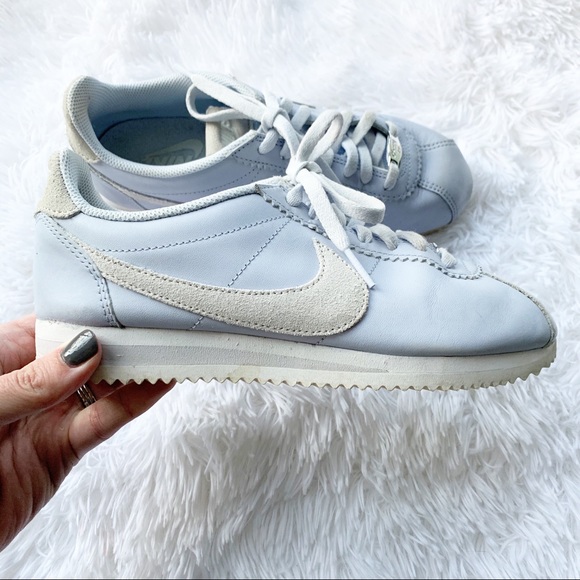 nike cortez pastel blue